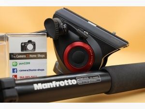 ขาย ขาตั้งกล้อง Manfrotto MVM500A Aluminium Fluid Monopod with 500 Video Head สภาพสวย พร้อมใช้งาน ตัวหนังสือคมชัด  อุปกรณ์และรายละเอียดของสินค้า 1.หัวบอล M